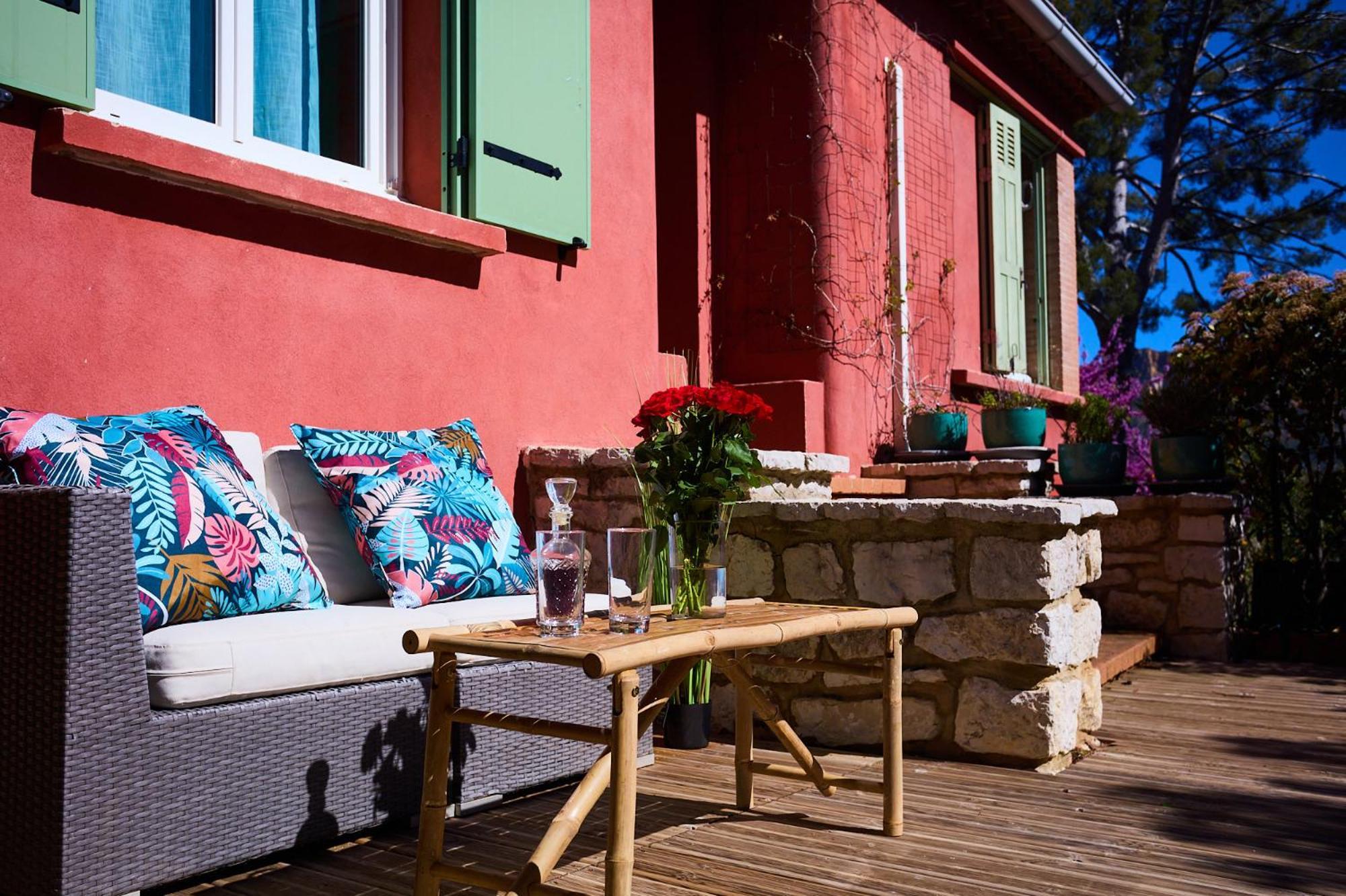 Appartements Avec Jardin Dans Villa Rocaille Каси Экстерьер фото